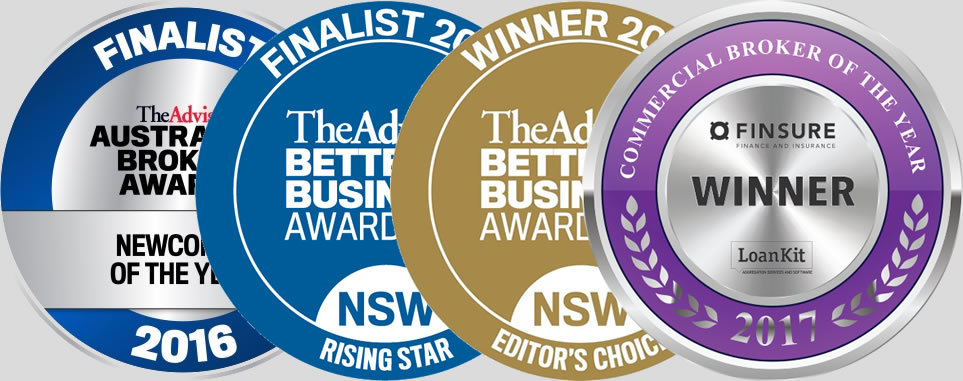 The Adviser Australian Broking Awards finalist and winner badges